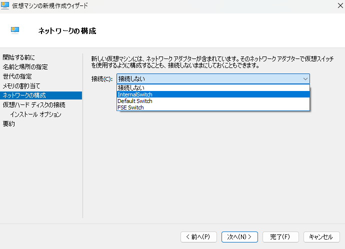 ネットワークの構成